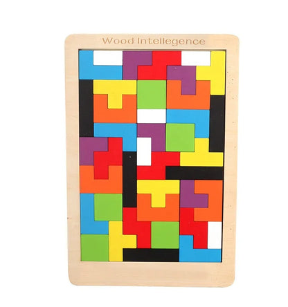 Wooden Puzzle Tetris