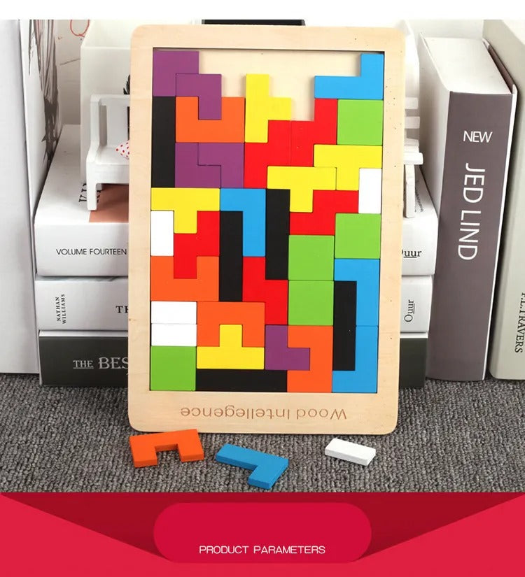 Wooden Puzzle Tetris