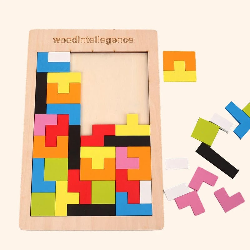 Wooden Puzzle Tetris