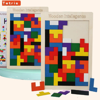 Wooden Puzzle Tetris